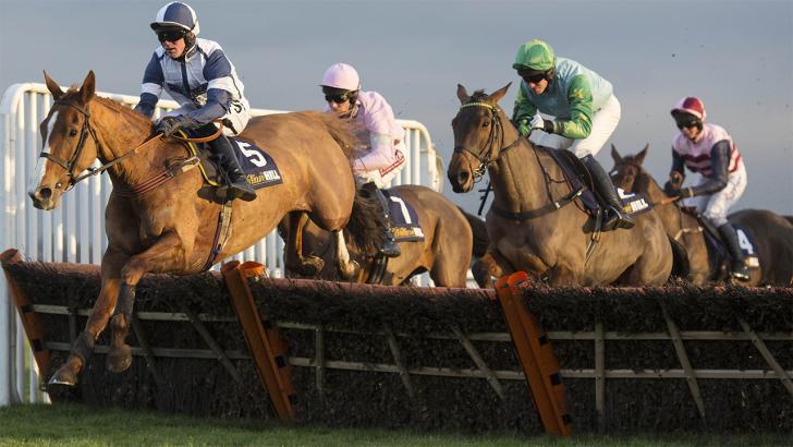 Barry Geraghy riding at Kempton. He rides Master Dee there on Saturday